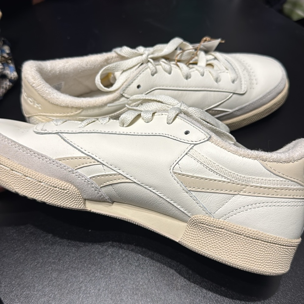 Reebok Club C Revenge Vintage Tennis Sneakers Cream White - Picture 8 of 8
